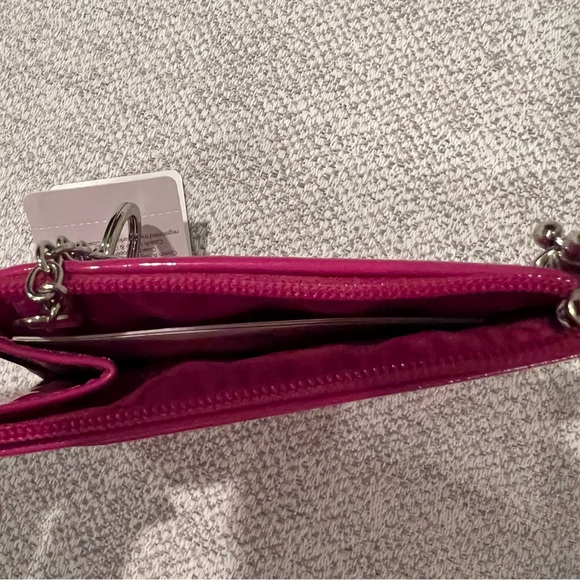 Coach SV/Magenta CC Wristlet Pink F48716 - Picture 9 of 14